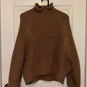 H&M sweater mustard brown